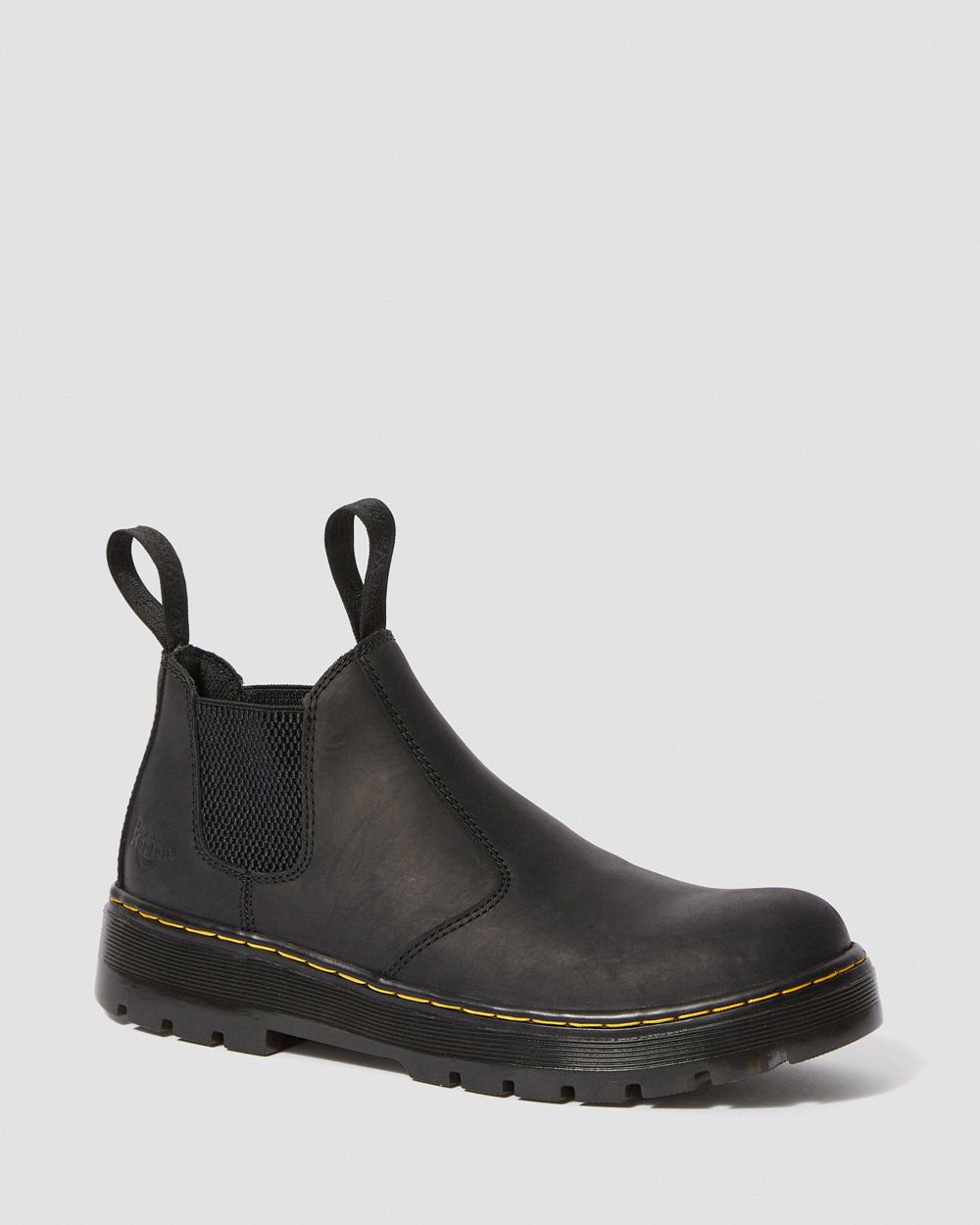 Dr Martens Hardie Connection Kožené Chelsea Pracovné Topánky Panske ( Čierne ) SK 589-UPGTXS